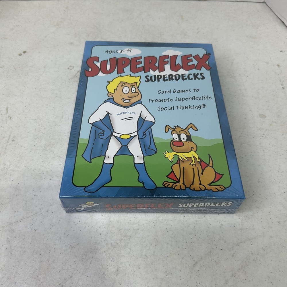 Superflex Superdecks Social Thinking Card Game Kit Ages 8-11 New Sealed